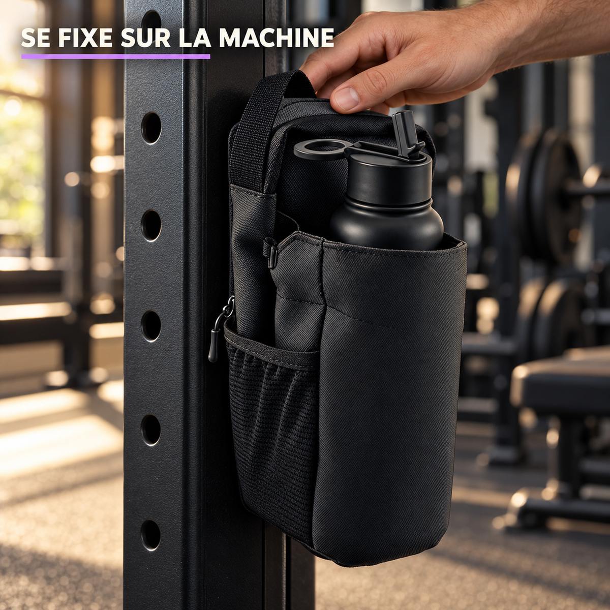Sac magnétique OFFGROUND, tes essentiels hors du sol